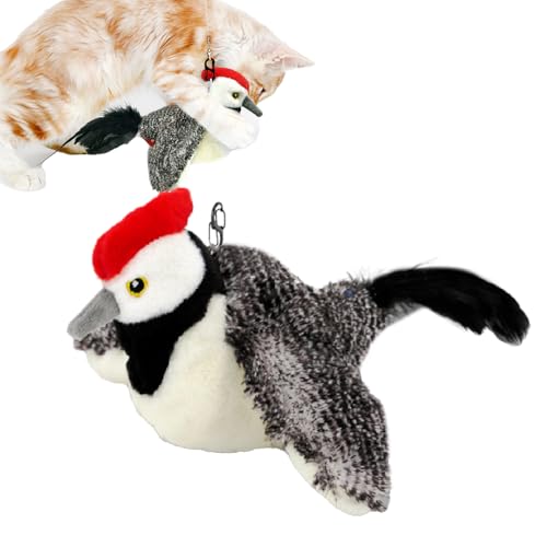 Jouet chat oiseau interactif qui imite le chant des oiseaux - 2