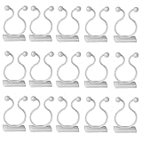 【Tamaño pequeño】 cada brida para accesorios de pared de planta trepadora mide aproximadamente: 14x20x28 mm / 0.55x0.78x1.1 pulgadas. El diámetro interior es de 9 mm / 0,35 pulgadas.