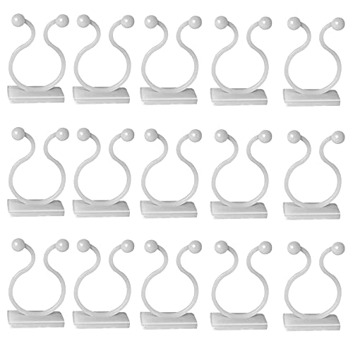 150Pcs Clips pour Plantes, Grimpantes Clips de Vigne, Clip de Fixation Murale Vigne Vert, Auto-adhésifs, Plastique de haute qualité, pour Decoration Mural Plante et Support Plantes D'intérieur(Blanc) Cover