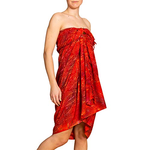 Serviette de plage orange PANASIAM idéale pour vos vacances au soleil