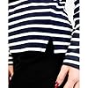 Breizh Ocean - T Shirt for Woman - XS to 4XL - French Creation PIRIAC - Long-Sleeve Striped Womens T Shirt - Organic Cotton Mens Shirts - Womens Top Navy/White #3