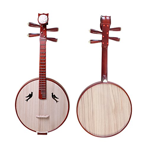 Orientalmusicsanctuary Performer's Hardwood Zhongruan - Chinese Ruan Lute #TOP4