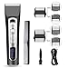 Produktbild Professionelle Kabellose Herren-Haarschneidemaschine, Elektrischer Bartschneider von Lachesis, Haarschneider-Haarschnitt-Kit mit Wiederaufladbarem USB- und LCD-Display, Schwarz
