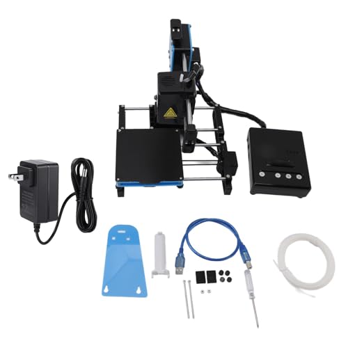 3D Printer for Kids Beginners PLA Filament High Speed 3D Printing Machine for DIY Enthusiasts 100x100x100mm Printing Size (A)