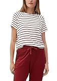 mit Streifenmuster s.Oliver Women\'s T-Shirt, White Stripes, 46
