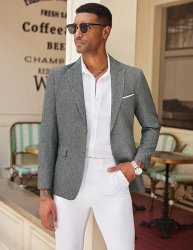 COOFANDY Mens Sport Coat Regular Fit Dress Jackets Wrinkle Free Casual Blazer Jackets2