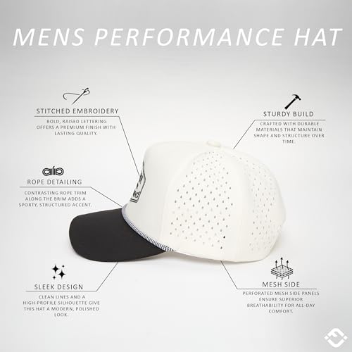 Image of Funky Junque Golf Trucker Hat | Lightweight Golf Trucker Rope Hat with Adjustable Snapback, Golf Course and Weekend Wear, Funny Golf Hats for Men and Women