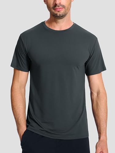 3 Pack Men's Dry Fit Moisture Wicking Performance T Shirts Lightweight Active Athletic Running Gym Tees Short Sleeve2