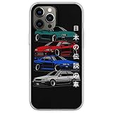 Zanedina Compatible with iPhone 11 Case Classic JDM Legends Japanese Super Racing Car Soft & Flexibl