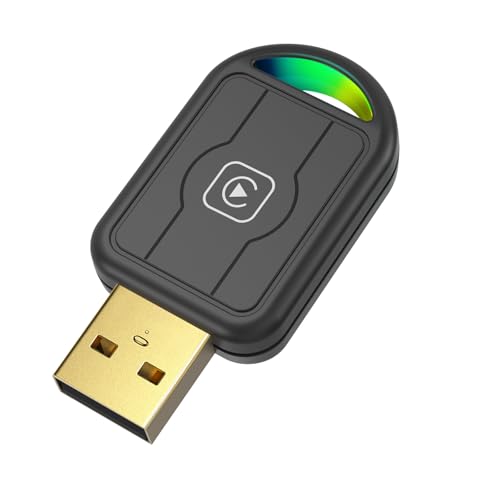 Mini Wireless CarPlay Adapter for iPhone & Apple – Auto Connect Every Time, Converts Wired to Wireless, Plug & Play, Compact USB Dongle for Cars with Apple CarPlay (iOS 10+, 2015+), 97Pcs