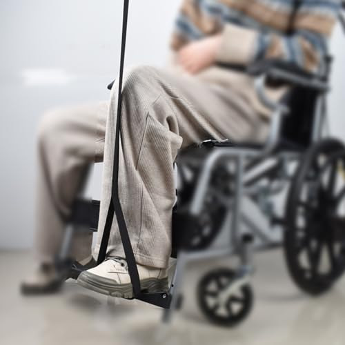 Dryxog Schlingentrainer, Hilfsmittel Nach HüFt Op, Gehhilfe für Senioren, Aufstehhilfen, MobilitäTshilfen, Gepolsterten und Handgriff Behinderten für äLtere Menschen Kranke Behinderte (Schwarz)