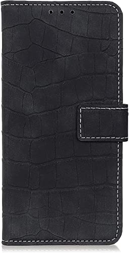 Étui portefeuille iPhone 13 Mini SCHIK clapet noir avec béquille