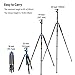 ZOMEI Z818 Tall Camera Tripod 65'' Aluminium Alloy Monopod with 360 Panorama Ball Head Quick Release Plate(Blue)