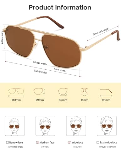 Image of SOJOS Retro Hexagon Aviator Sunglasses for Women Men Trendy Vintage UV400 Protection Shades SJ1200