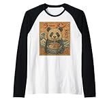Photo Gallery divertente kawaii ramen panda tagliatelle giapponesi panda mangiare ramen maglia con maniche raglan Photo Gallery divertente kawaii ramen panda tagliatelle giapponesi panda mangiare ramen maglia con maniche raglan