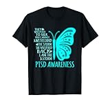 I Am The Storm PTSD Stress Awareness Ribbon Graphic T-Shirt