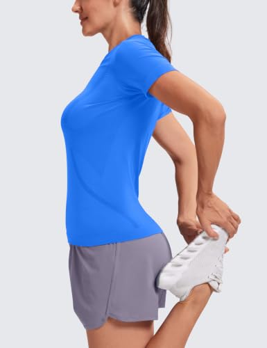 Image of MathCat Seamless Short Sleeve Workout Tops for Women