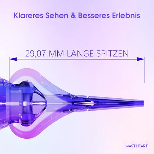 Mast Ocean Heart Tattoo Nadeln Set 20 Stück 1001RL Round Liner Needles Liner Long Tips Für Tattoo Maschine
