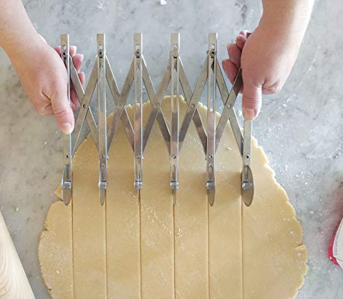 Ateco 5 Wheel Stainless Steel Cutter, 2 1/8 Inch Wheels #TOP3