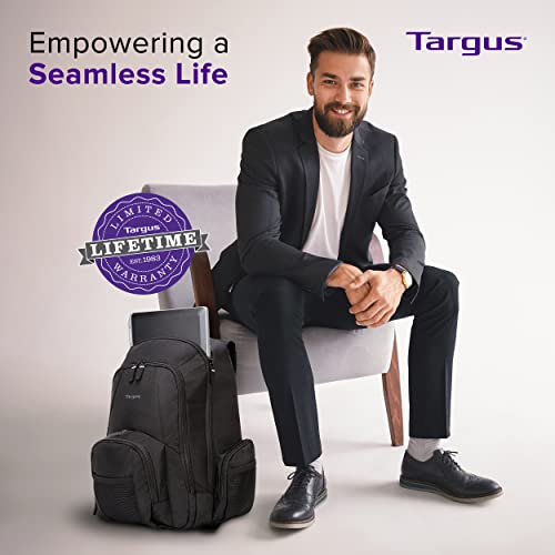 Targus-Laptop-Backpack-for-Laptops-up-to-16-inches-Water-Resistant-Travel-Backpack-for-Business-Commuters-School-Bag-College-Computer-Backpack-for-MenWomen-Large-Backpack-Travel-Gifts-Black-CVR600