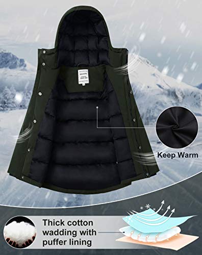 SOLOCOTE Boys Coats Kids Winter Jacket Warm Thick Heavyweight Tough Long Windproof Outwear with Hood4