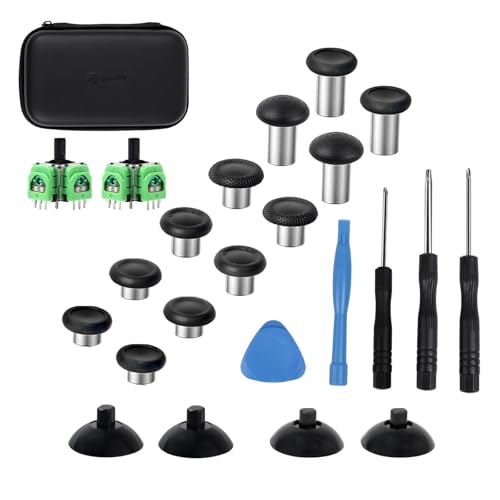 RALAN �X�e�B�b�N TMR�d���� PS5 DualSense/DualSense Edge/SWITCH PRO�R���g���[���[�Ή� �h���t�g�΍� ���X���[�Y �����C���p�[�c �X�e�B�b�N���W���[�� ������ ��ڐG�� �����x�X�e�B�b�N �����݊����x���萫��