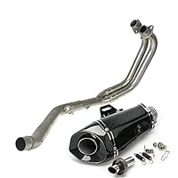 Amazon | オートバイ排気口 エキゾーストパイプ 中間パイプ バイク