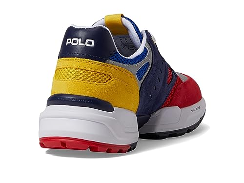 Image of POLO RALPH LAUREN Suede Leather Mesh-Polo Jgr Pp-Sneakers-Low Top Lace