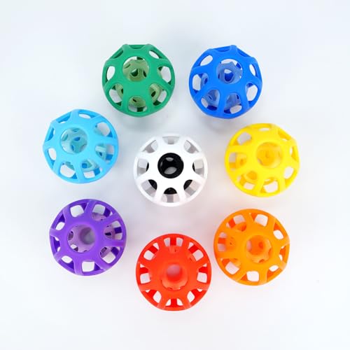 MCGMITT Sensory Balls for Baby, Easy Grasp Food Grade Silicone Baby Teether Ball