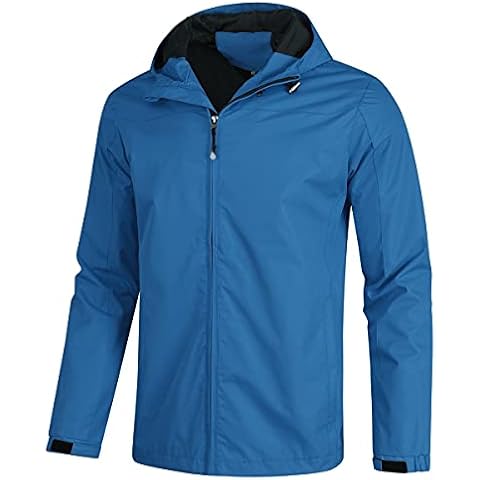 YOUTHUP Blouson Homme Coupe-vent à Capuche Imperméable Cover