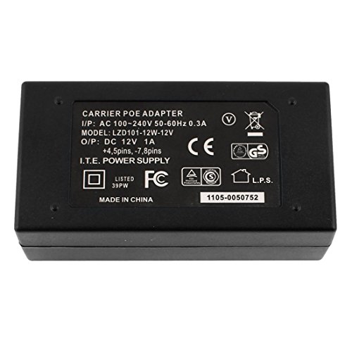 Aexit 12V 1A IC Sockets & Plugs Ethernet Switch Adapter POE Power Supply Injector IC Plugs Power Over miniatura 2