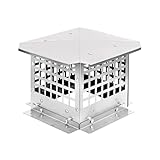 LTSEAME Chimney Cap, 9' x 9' Chimney Cover Stainless...