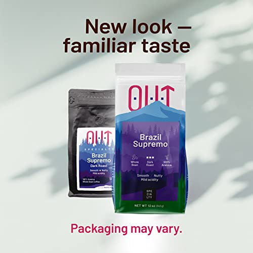 Low Acid Coffee Beans – Dark Roast Espresso Beans Whole – Brazil Single Origin Coffee Whole Bean – 100% Arabica Coffee – Supremo Whole Coffee Beans – Direct Trade – 12 Oz #TOP6