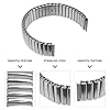 WRITWAA Elastic Stainless Steel Watch Strap for Men Adjustable Silver Band Comfortable and Durable Design Perfect for Daily Wear #4