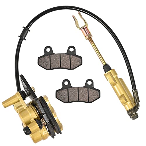 Trkimal Maître cylindre de frein à disque arrière pour ATV chinois Apollo Atomik Ssr Pit Dirt Bike Buggies Go kart 50cc 70cc 90cc 110cc 125cc