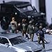 1/64 Criminal Figures, 1/64 Scale Hand-Painted Resin Miniatures, Display Collectibles for Diorama