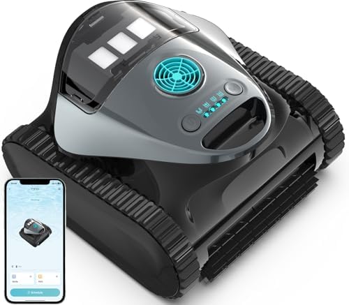 [2026 NEW] C1 Robotic Pool Cleaner with 180Mins, Iron Gray