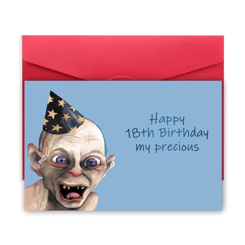 XXDJLP Happy 18th Birthday My Precious Card