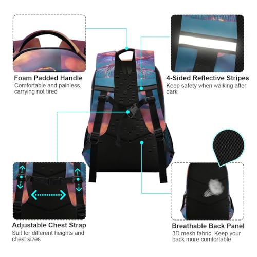 Cartable décontracté Dragonfly Shine pour sorties et école - 4