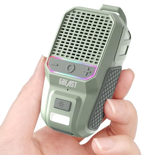 Haut-parleur sans fil portable résistant à l'eau GBEAST à clipser pour musique et appels