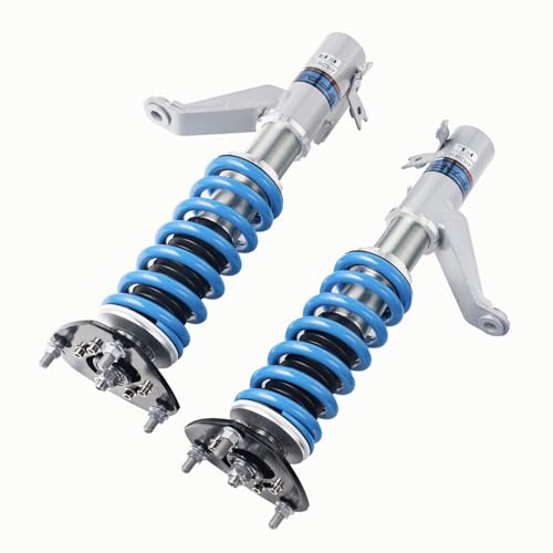 Image of FAPO PS+ Coilovers for Honda CR-V 2002-2006 RD, for Honda Stream 2000-2006 RN 16 Level Damping Adjustable Height Mono-Tube Lowering Suspension Strut Kits(Blue)