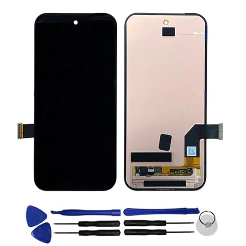 OYOG �K�p�Ώ� Google Pixel 9a GXQ96, GTF7P, G3Y12 LCD �t���p�l�� ��ʏC�������p �^�b�`�p�l�� �K���X �X�N���[���C���p�[�c �f�W�^�C�U�[�t���[���A�Z���u���Z�b�g �C���H��Z�b�g�t��