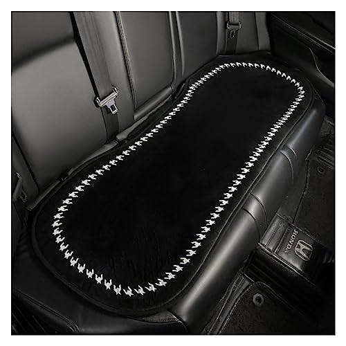 Housse de siège de voiture respirante universelle en peluche douce et grille classique chic