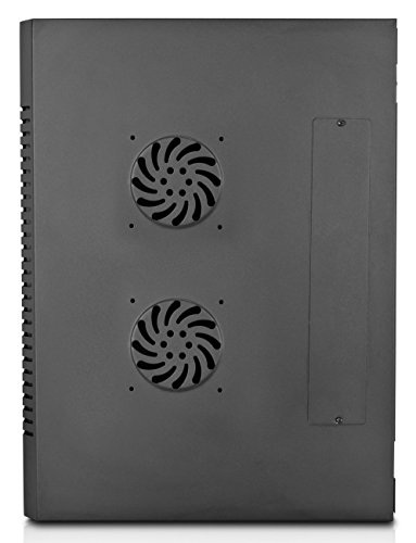 V7 Rmwc6U-1N 6U Wall Mount Rack Cabinet Enclosure (Fully Assembled, Vented Door, Adjustable Mounting Rails, Cold Rolled Steel, 5 Year Warranty), Black #TOP7