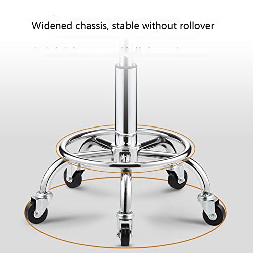 Tabouret à roulettes compact pour petits espaces et salons