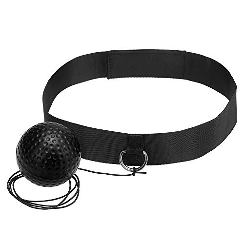 Bola de boxe, Andoer Conjunto de bolas de reflexo de boxe 2 níveis de bolas de treino de soco com fa