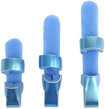 pooier Finger Splint - Medical Grade Leather Brace Support Guard Splints for Straightening Broken Fingers, Injuries, Trigger Finger. Adjustable Knuckle Immobilizer Braces