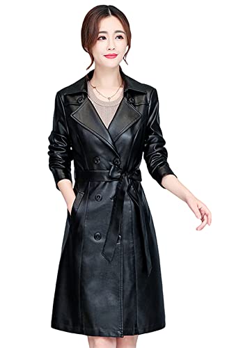 Veste de moto cuir synthétique noir taille 42 pour affronter le vent avec un style rock branché