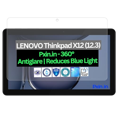 Image of Pxin Tablet Anti Bluelight and Anti Glare Screen Guard compatible with LENOVO Thinkpad X12 (12.3) | BLUVLightblock Tech | Scratch Proof | Prevents bluelight | Eye Protection | No Dry Eyes