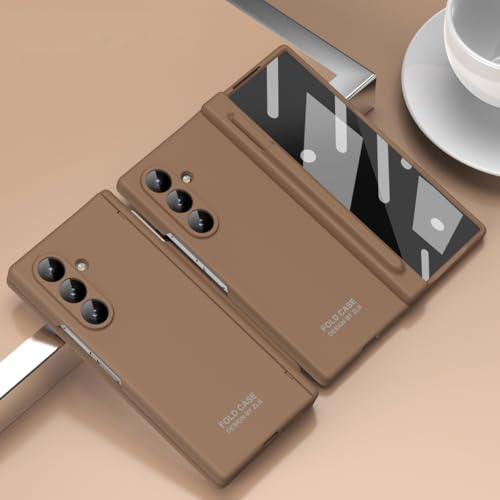 Coque Samsung Galaxy Z Fold 7 avec porte-stylo et protection d'écran anti-choc intégrée